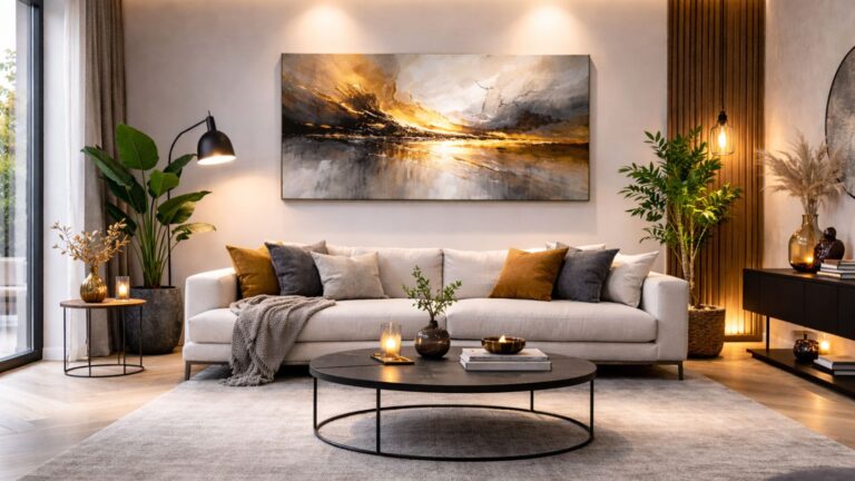 blog schilderij boven je bank