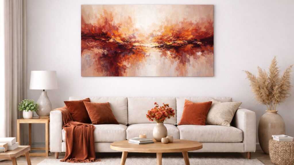 schilderij boven bank blog